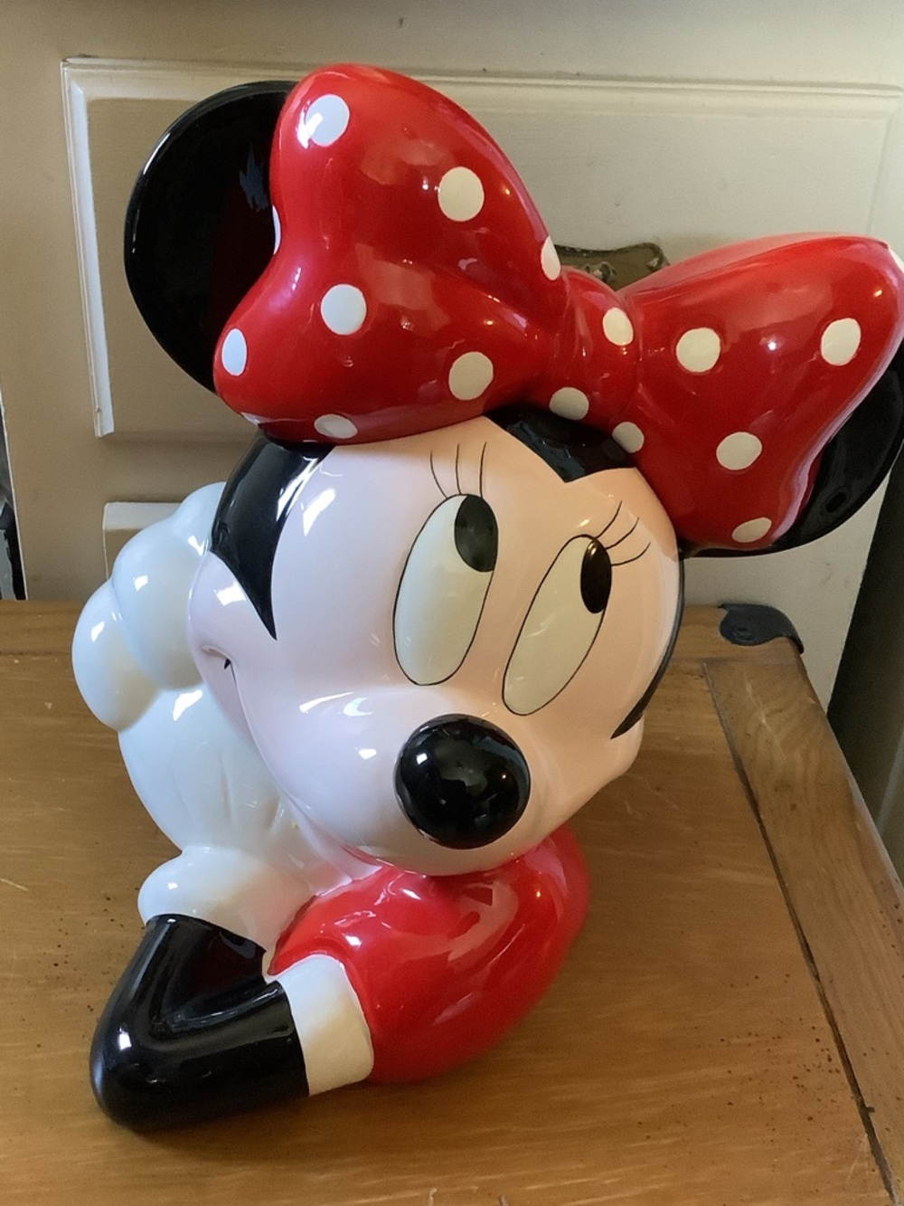 Disney Minnie Mouse Cookie Jar Ceramic